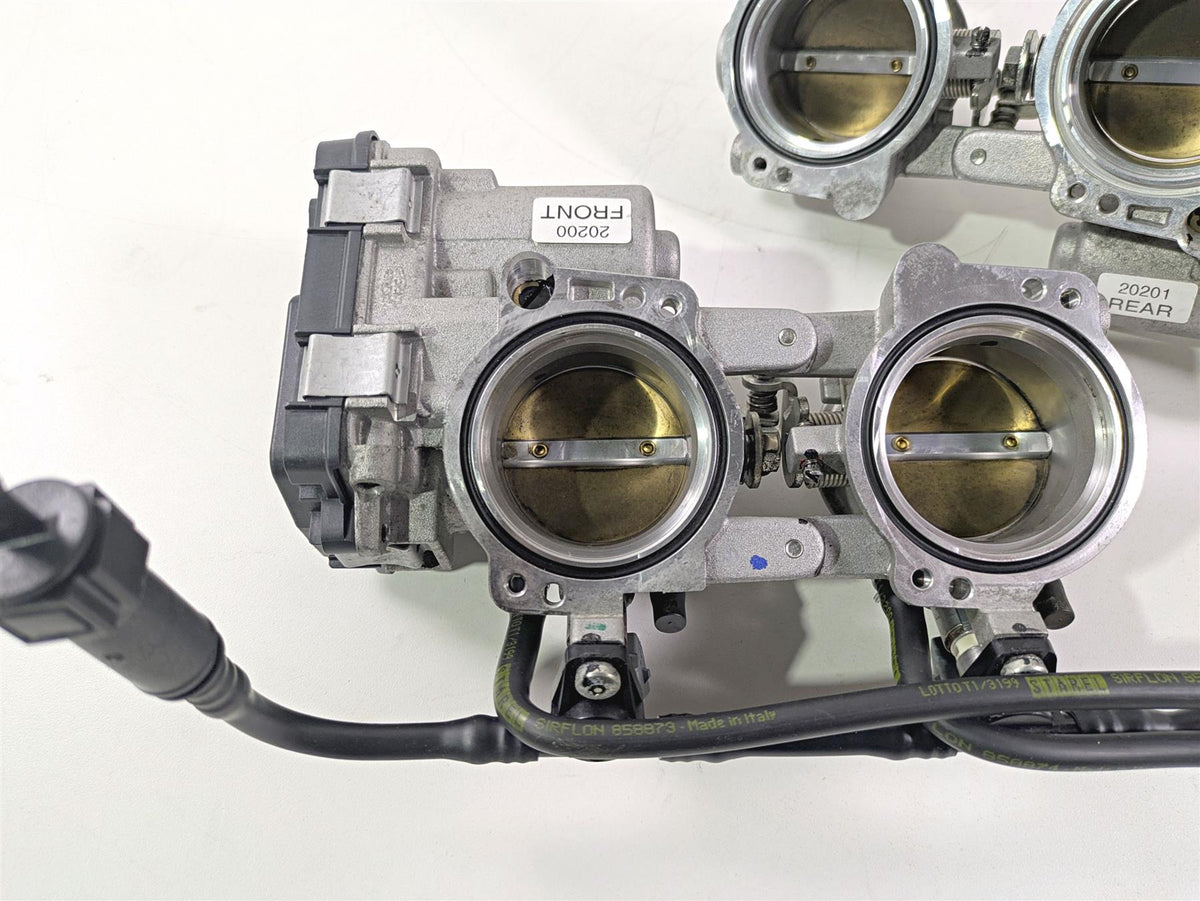2017 Aprilia RSV 1100 Tuono V4 Factory Front Rear Throttle Bodies 857303 857304 {{ shop.shopifyCountryName }} - Mototech271