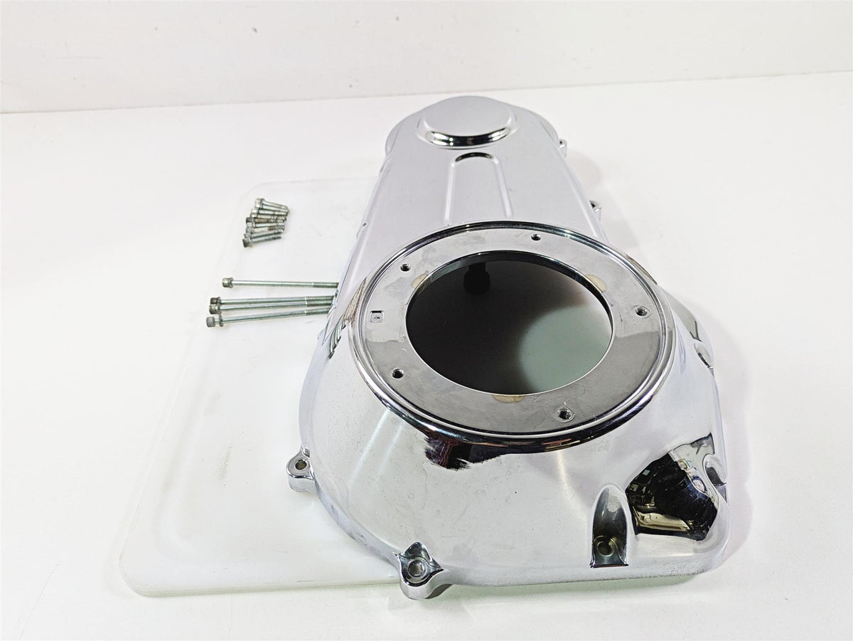 2008 Harley FXCWC Softail Rocker Outer Primary Drive Clutch Cover 60784-06 {{ shop.shopifyCountryName }} - Mototech271