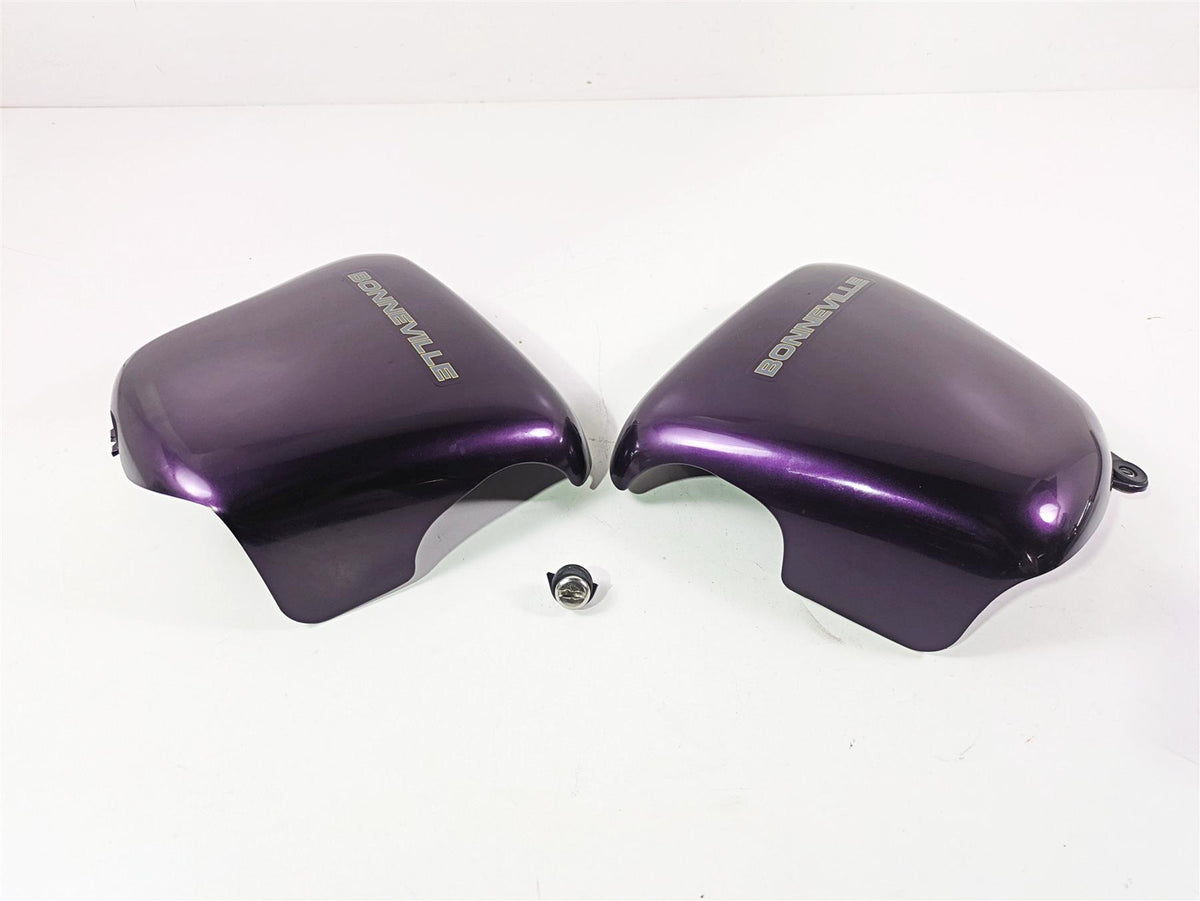 2013 Triumph Bonneville Side Cover Fairing Set Imperial Purple -Read T2309434-KF {{ shop.shopifyCountryName }} - Mototech271