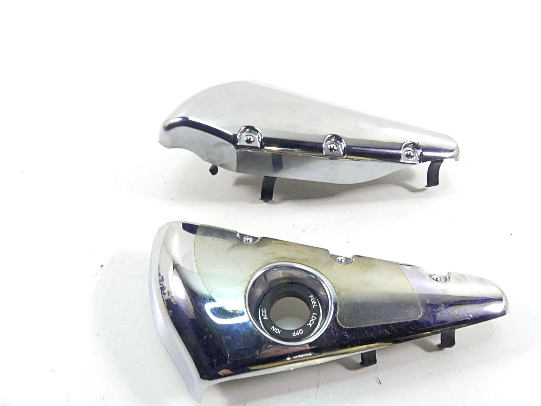 2005 Harley VRSCSE CVO V-Rod Under Seat Ignition Switch Side Covers 66339-05 {{ shop.shopifyCountryName }} - Mototech271