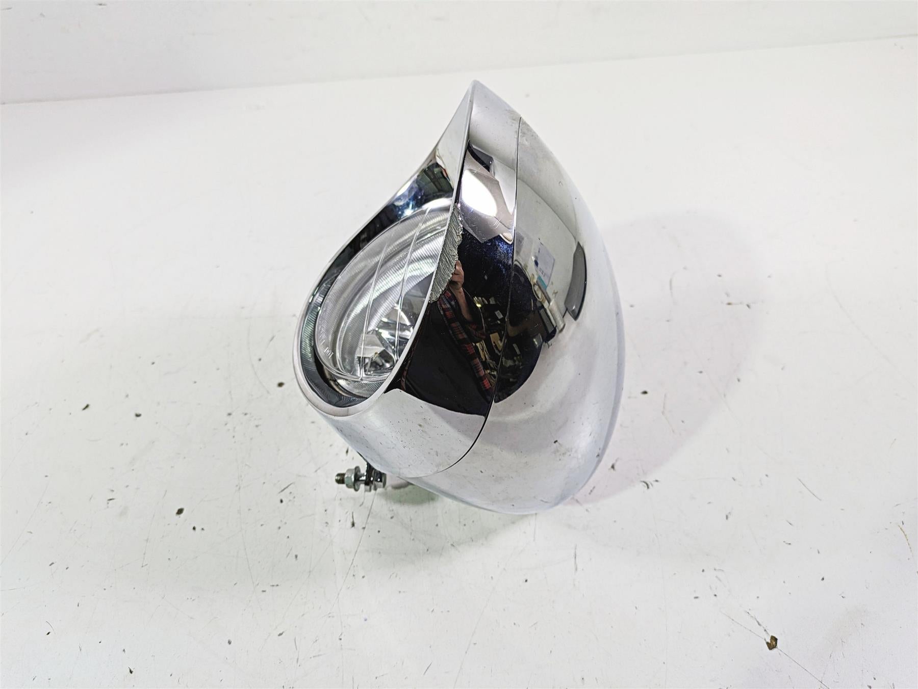 2002 Honda VTX1800 Retro Headlight Head Light & Housing Set 33120-MCH-671 {{ shop.shopifyCountryName }} - Mototech271