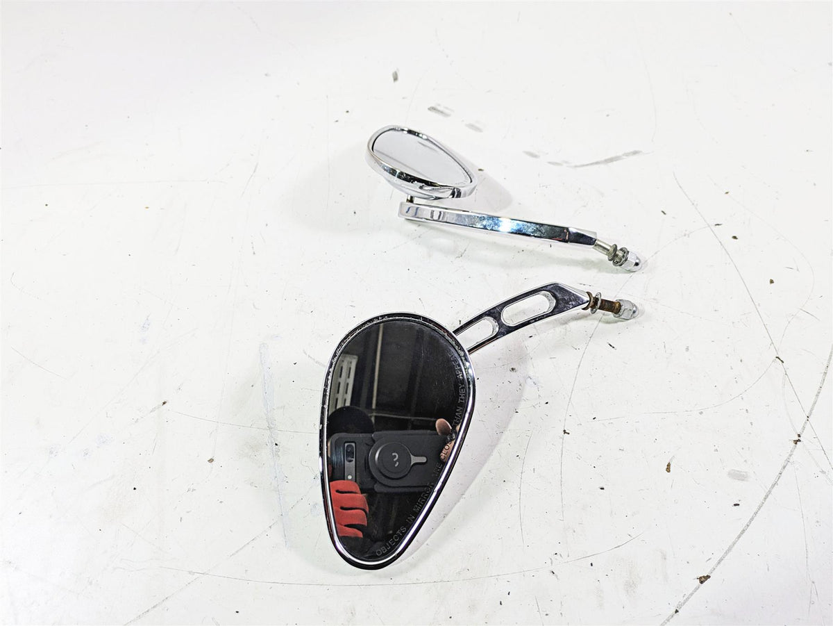 2007 Harley Touring FLHTCU SE CVO E-Glide Chrome Mirror Set - Pits 91951-07 {{ shop.shopifyCountryName }} - Mototech271