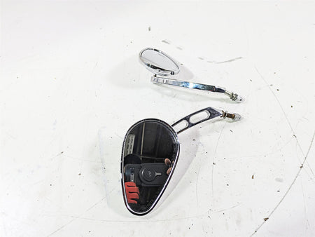 2007 Harley Touring FLHTCU SE CVO E-Glide Chrome Mirror Set - Pits 91951-07 {{ shop.shopifyCountryName }} - Mototech271