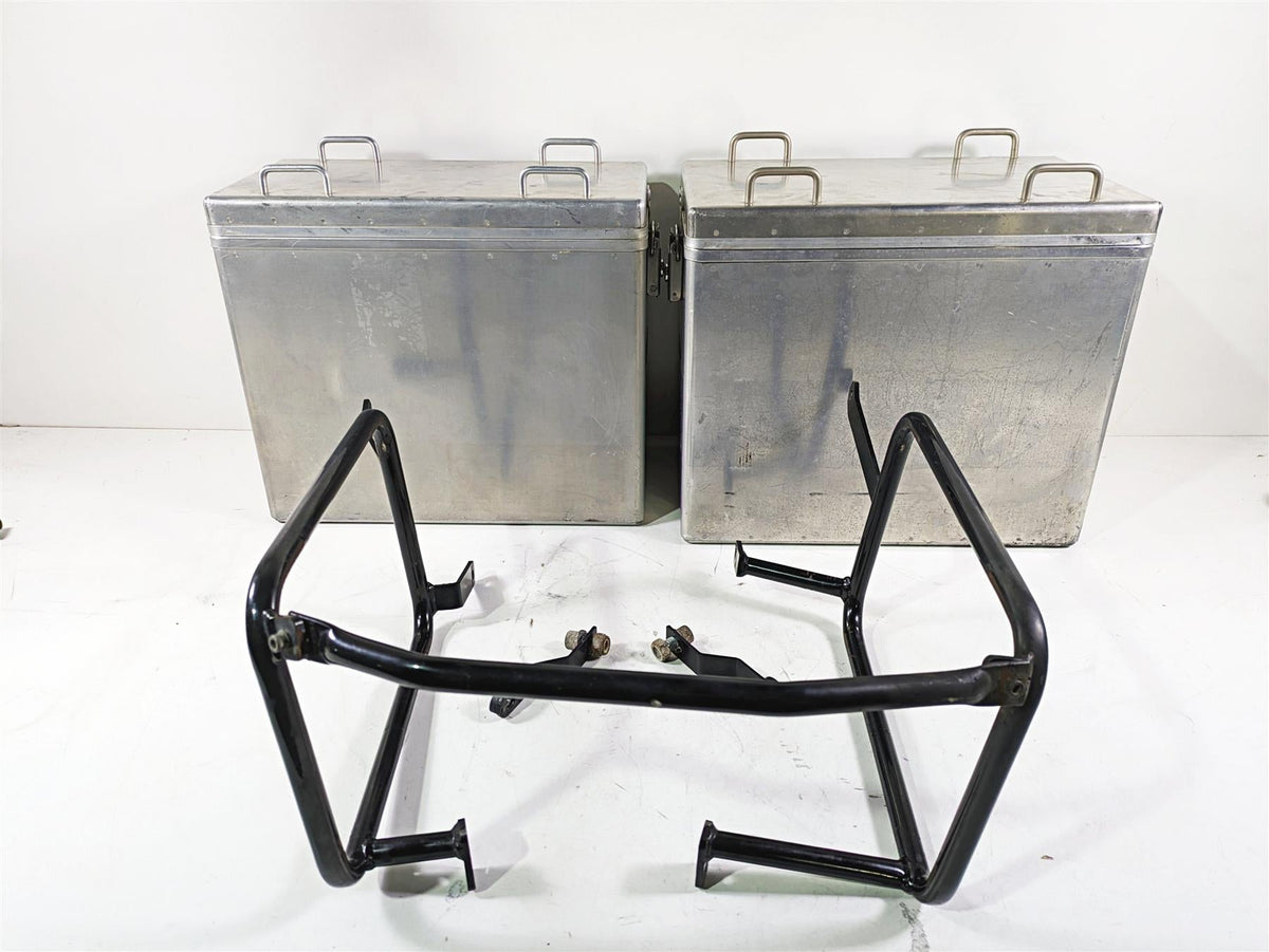 2004 BMW R1150GS R21 Touratech Zega 39L 45L Aluminum Saddle Bag & Rack Set {{ shop.shopifyCountryName }} - Mototech271