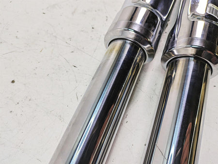 2009 Harley FXCWC Softail Rocker C Chrome Front Fork Leg Set - Read 46950-08 {{ shop.shopifyCountryName }} - Mototech271