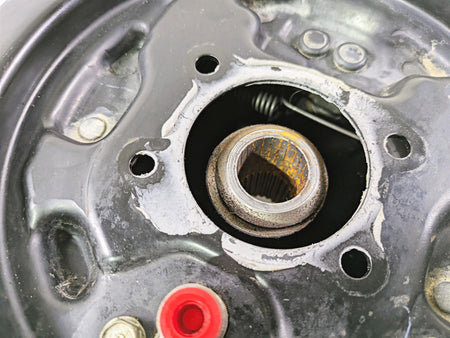 2010 Kawasaki 610 4x4 Mule Front Left Full Drum Brake Set 41035-0057 41038-0013 {{ shop.shopifyCountryName }} - Mototech271