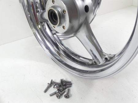 2001 Kawasaki ZX600J2 ZX6R Ninja Front Rear Chrome Wheel Rim Set 41073-1659 {{ shop.shopifyCountryName }} - Mototech271