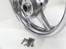 Load image into Gallery viewer, 2001 Kawasaki ZX600J2 ZX6R Ninja Front Rear Chrome Wheel Rim Set 41073-1659 | Mototech271
