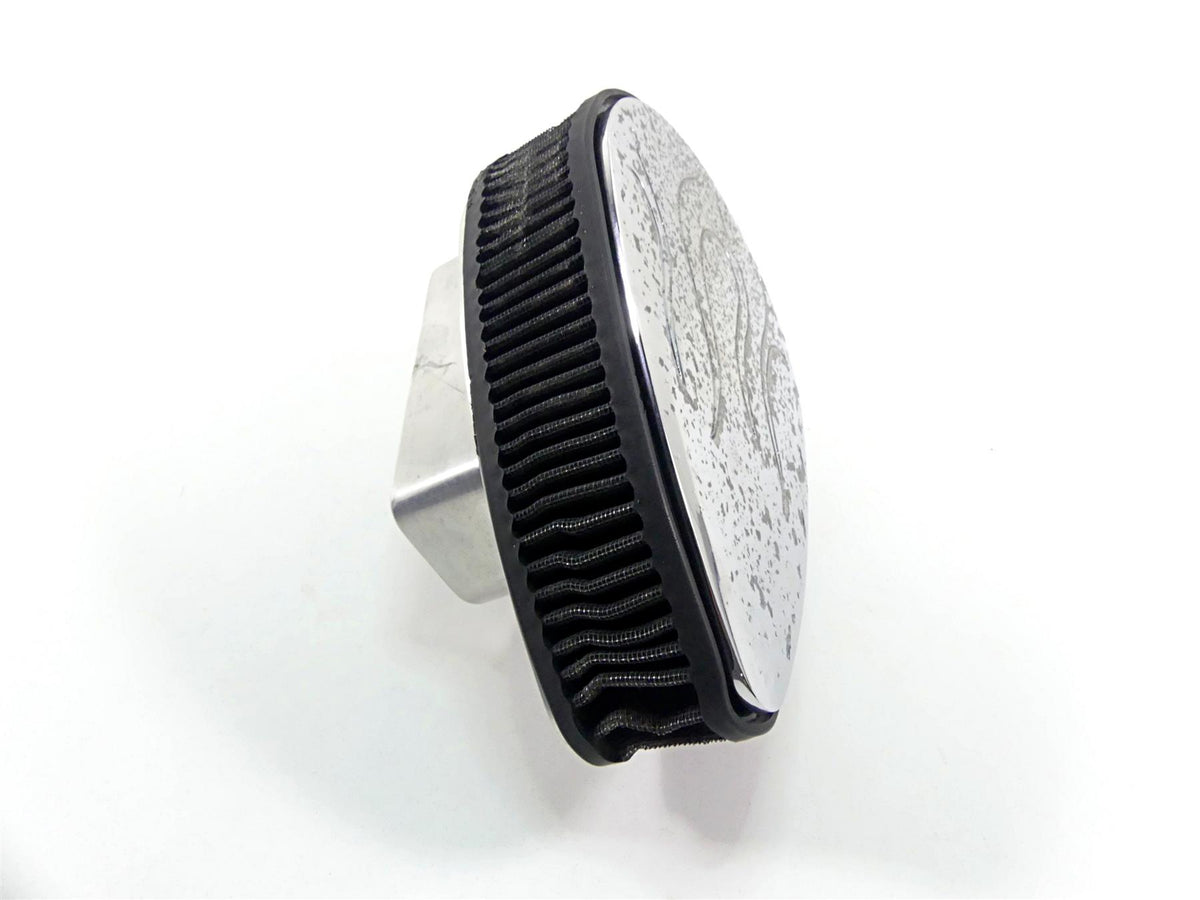 2002 Honda VTX1800 R Tear Drop Flames Aluminum Air Cleaner Breather Filter {{ shop.shopifyCountryName }} - Mototech271