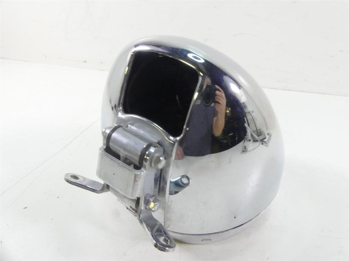 2003 Honda VTX1800R Headlight Head Light Lamp & Chrome Housing Set 33120-MEA-671 {{ shop.shopifyCountryName }} - Mototech271