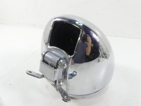 2003 Honda VTX1800R Headlight Head Light Lamp & Chrome Housing Set 33120-MEA-671 {{ shop.shopifyCountryName }} - Mototech271