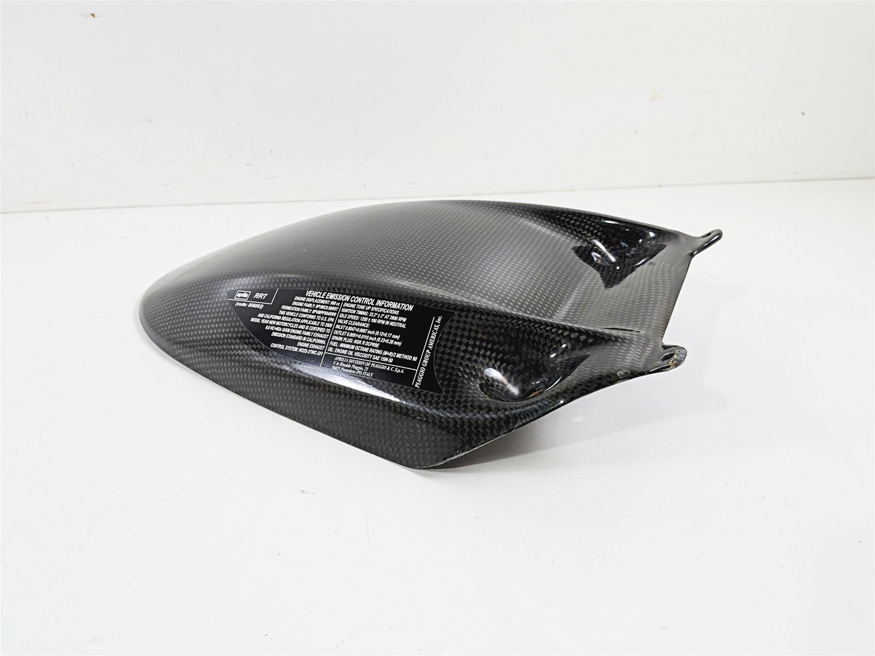 2008 Aprilia RSVR 1000 Factory Carbon Fiber Rear Fender Mud Guard 8156165 {{ shop.shopifyCountryName }} - Mototech271