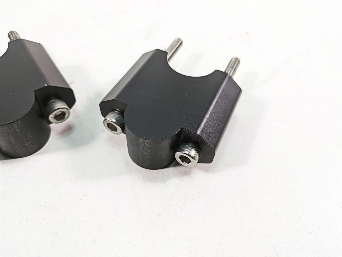 2016 Suzuki M109R VZR1800 Revo Black Handlebar Riser Extensions 2" SB-006-B {{ shop.shopifyCountryName }} - Mototech271