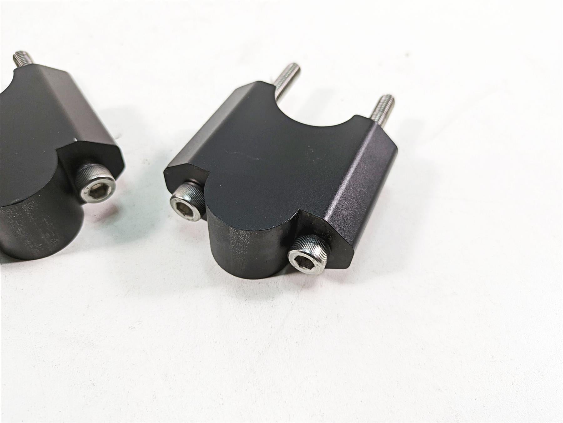 2016 Suzuki M109R VZR1800 Revo Black Handlebar Riser Extensions 2" SB-006-B {{ shop.shopifyCountryName }} - Mototech271