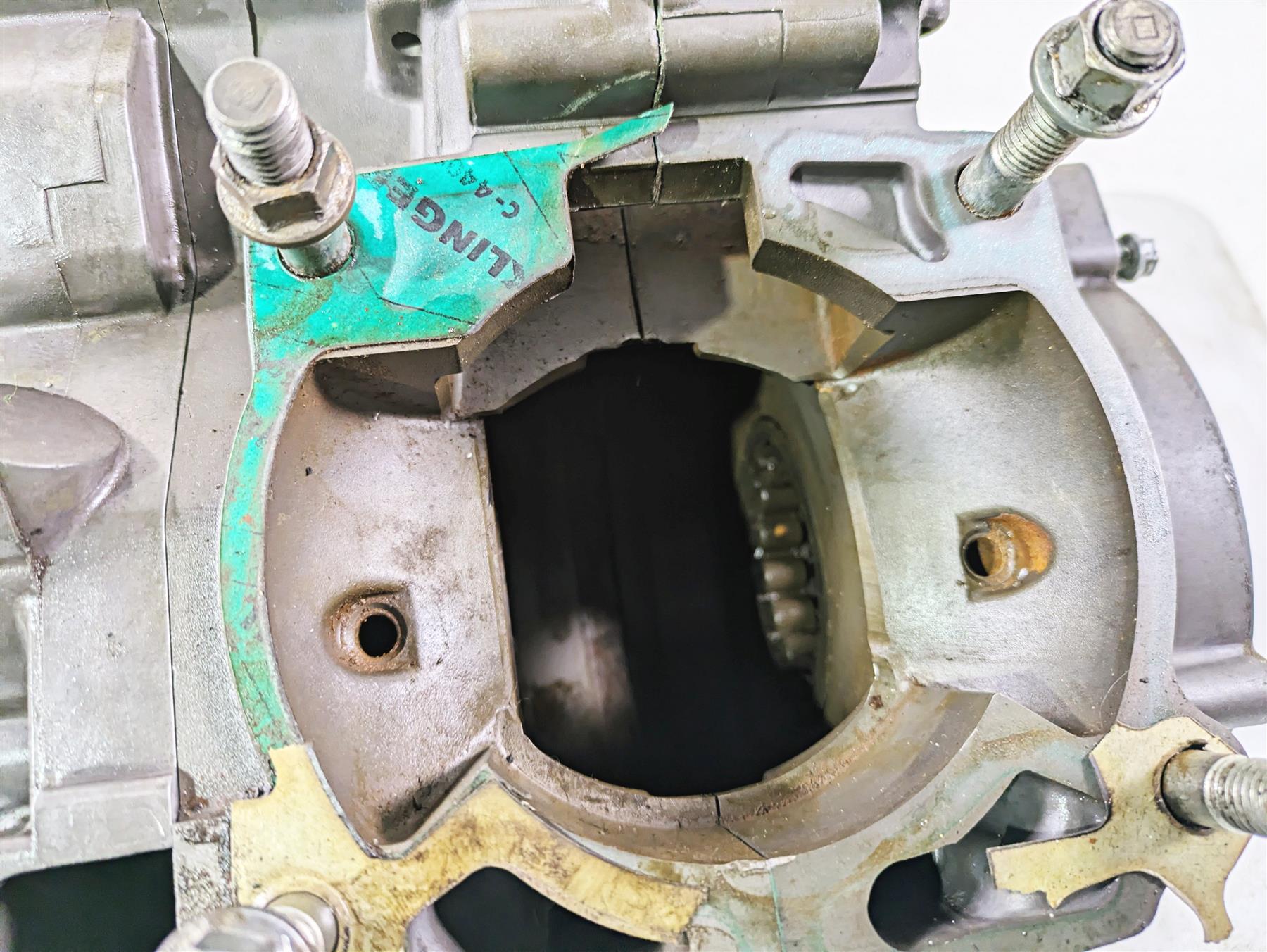 1998 KTM 380 SX MX Crankcase Crank Engine Motor Case 54630000944 {{ shop.shopifyCountryName }} - Mototech271