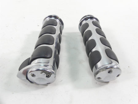 2012 Harley Touring FLHX Street Glide Fly Ride By Wire Chrome Hand Grip Set {{ shop.shopifyCountryName }} - Mototech271
