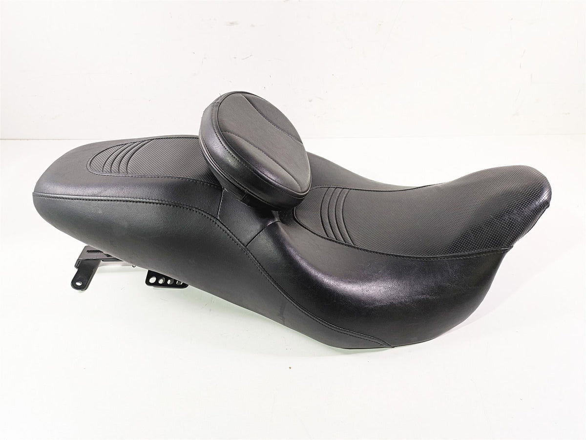 2009 Harley Touring FLHX Street Glide Dual Rider Seat Saddle + Backrest 52320-09 {{ shop.shopifyCountryName }} - Mototech271