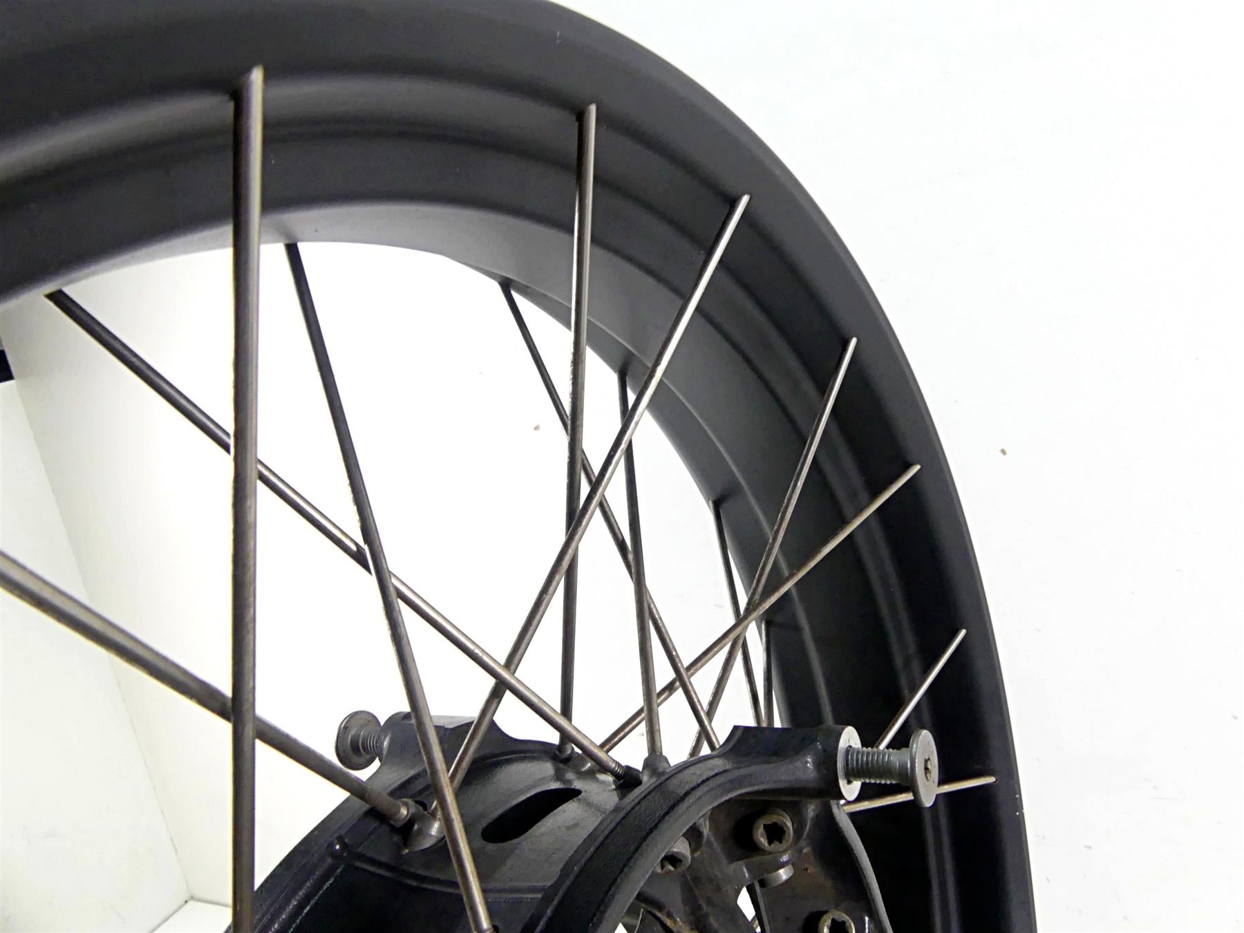 2016 BMW R1200GS Adv K51 Straight Front Wheel Rim Spoke Black 18x3 36318528530 {{ shop.shopifyCountryName }} - Mototech271