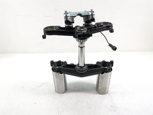 2014 Harley Touring FLHTK Electra Glide Upper Lower Triple Tree & Riser 45900091