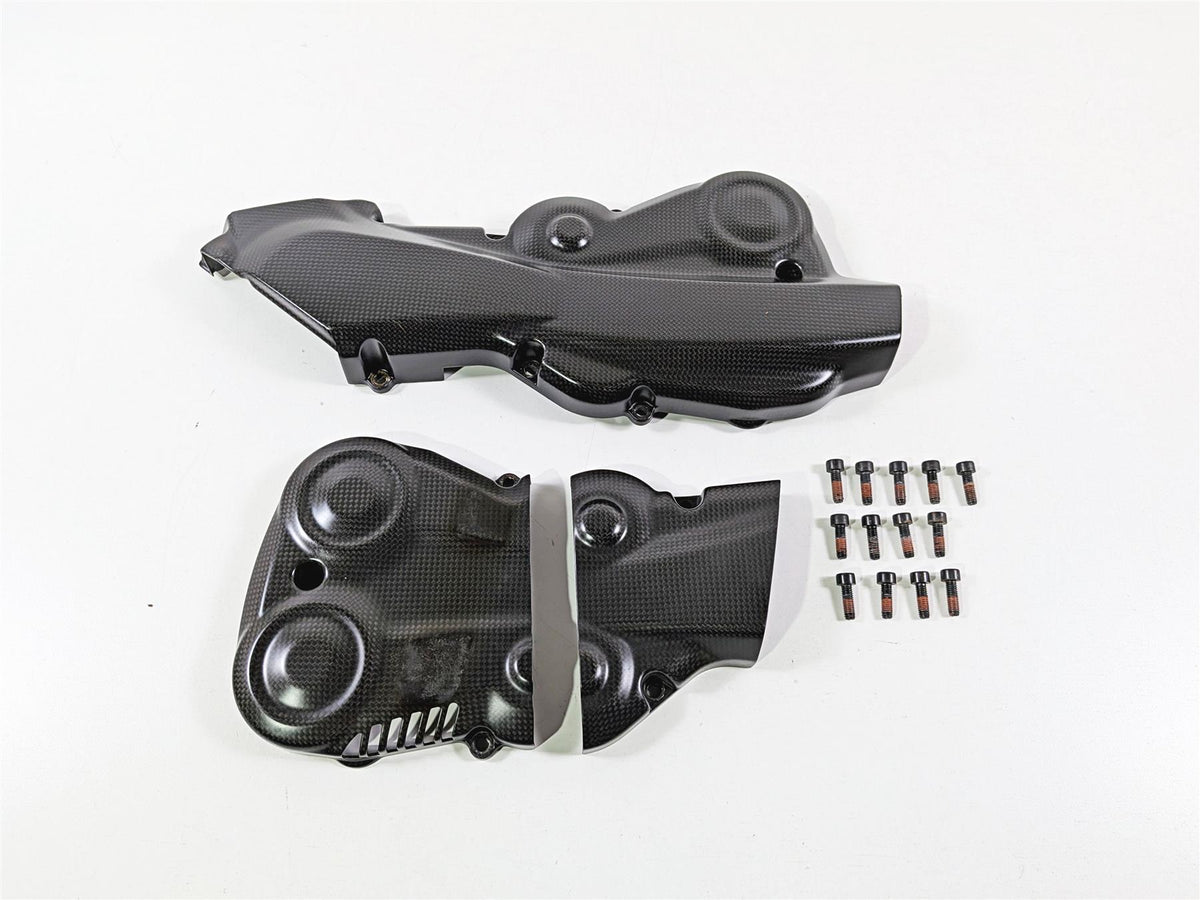 2016 Ducati Hypermotard 939 SP Carbon Fiber Timing Belt Covers 24511301B-Mototech271