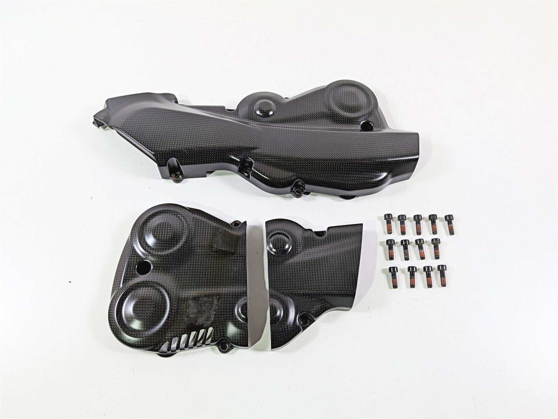 2016 Ducati Hypermotard 939 SP Carbon Fiber Timing Belt Covers 24511301B-Mototech271