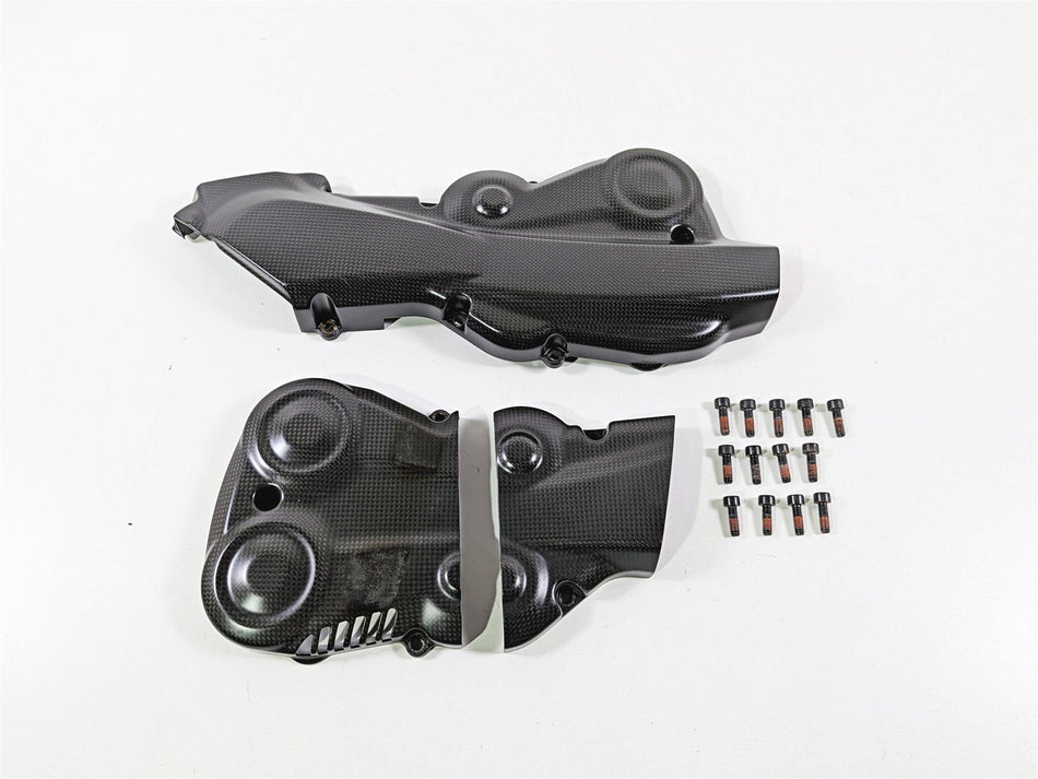 2016 Ducati Hypermotard 939 SP Carbon Fiber Timing Belt Covers 24511301B-Mototech271