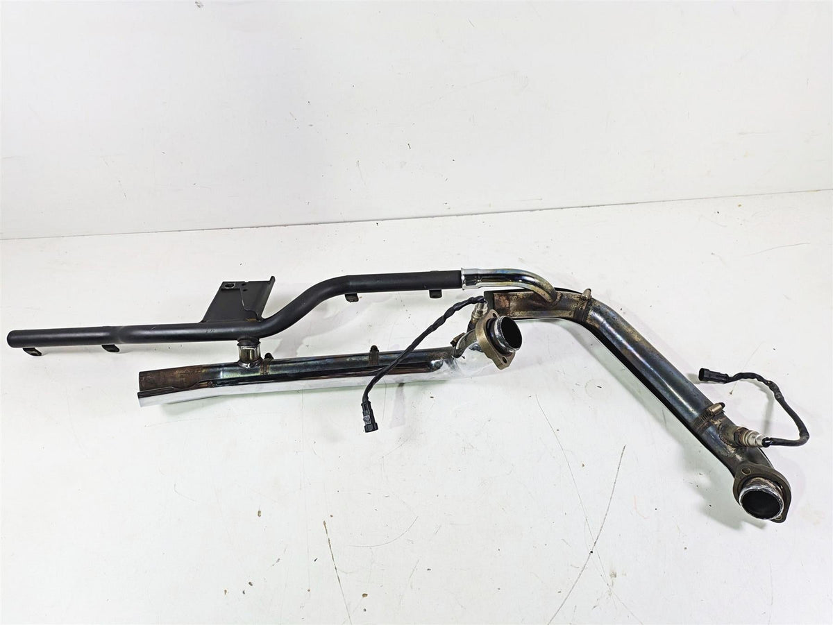 2009 Harley FXCWC Softail Rocker Oem Exhaust Header Pipe Set 65842-07 66780-07 {{ shop.shopifyCountryName }} - Mototech271