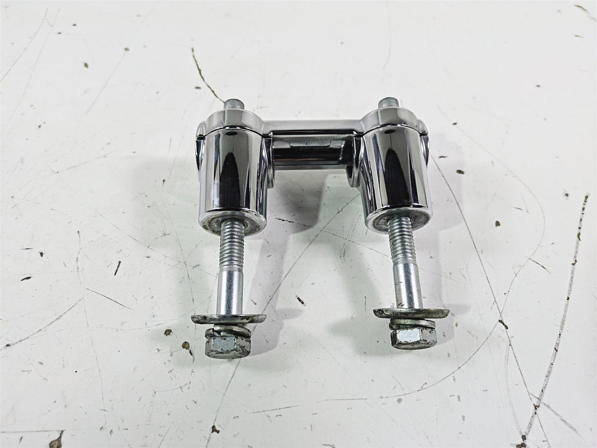 2016 Harley FLSTC Softail Heritage Handlebar Chrome Riser Set 55984-07 {{ shop.shopifyCountryName }} - Mototech271