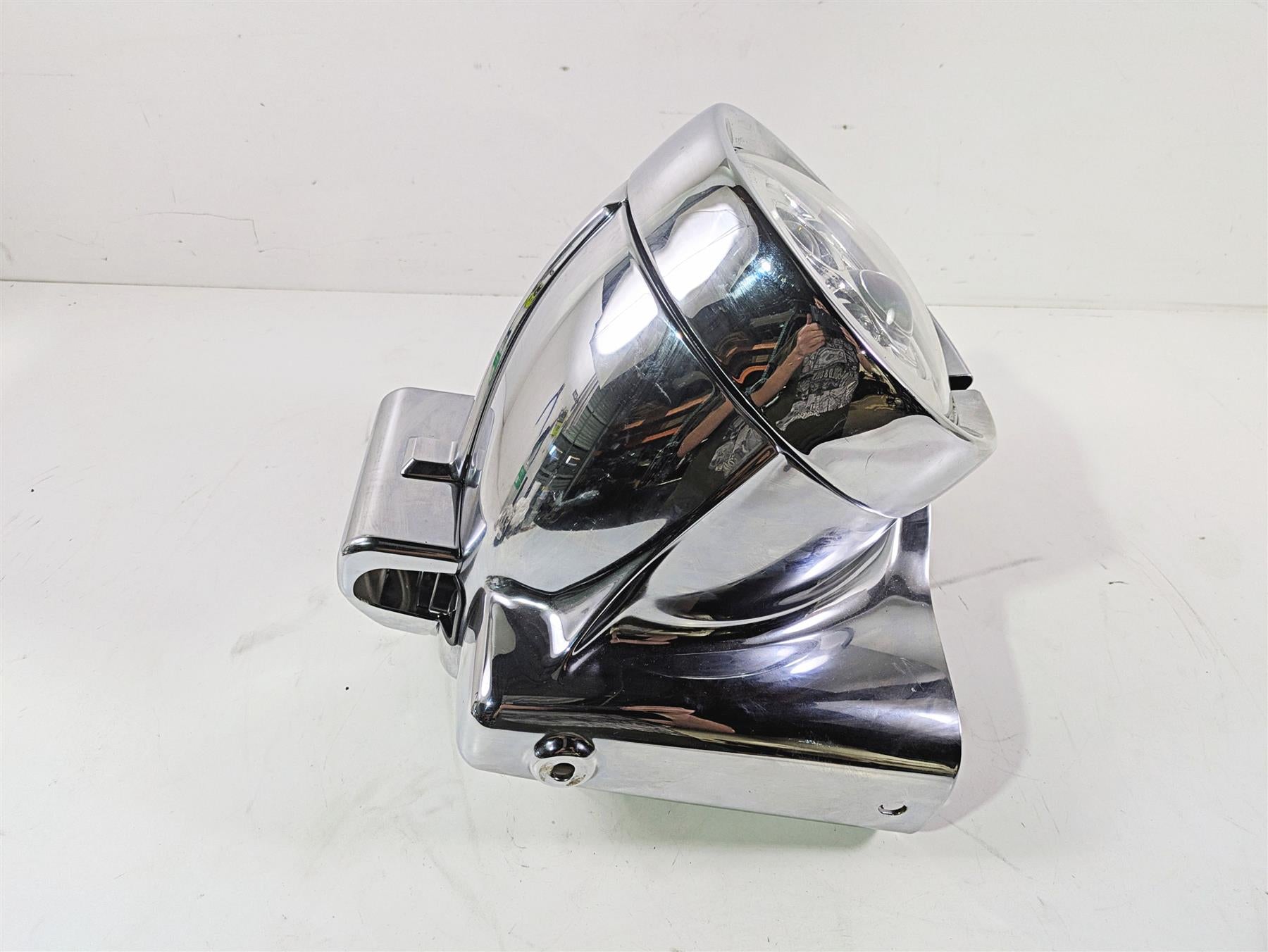 2007 Harley Touring FLHRSE CVO Road King Chrome Nacelle Headlight Set 67674-03 {{ shop.shopifyCountryName }} - Mototech271
