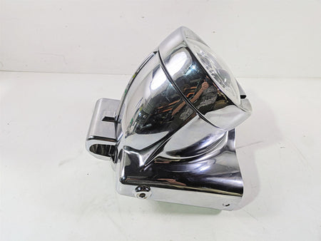 2007 Harley Touring FLHRSE CVO Road King Chrome Nacelle Headlight Set 67674-03 {{ shop.shopifyCountryName }} - Mototech271