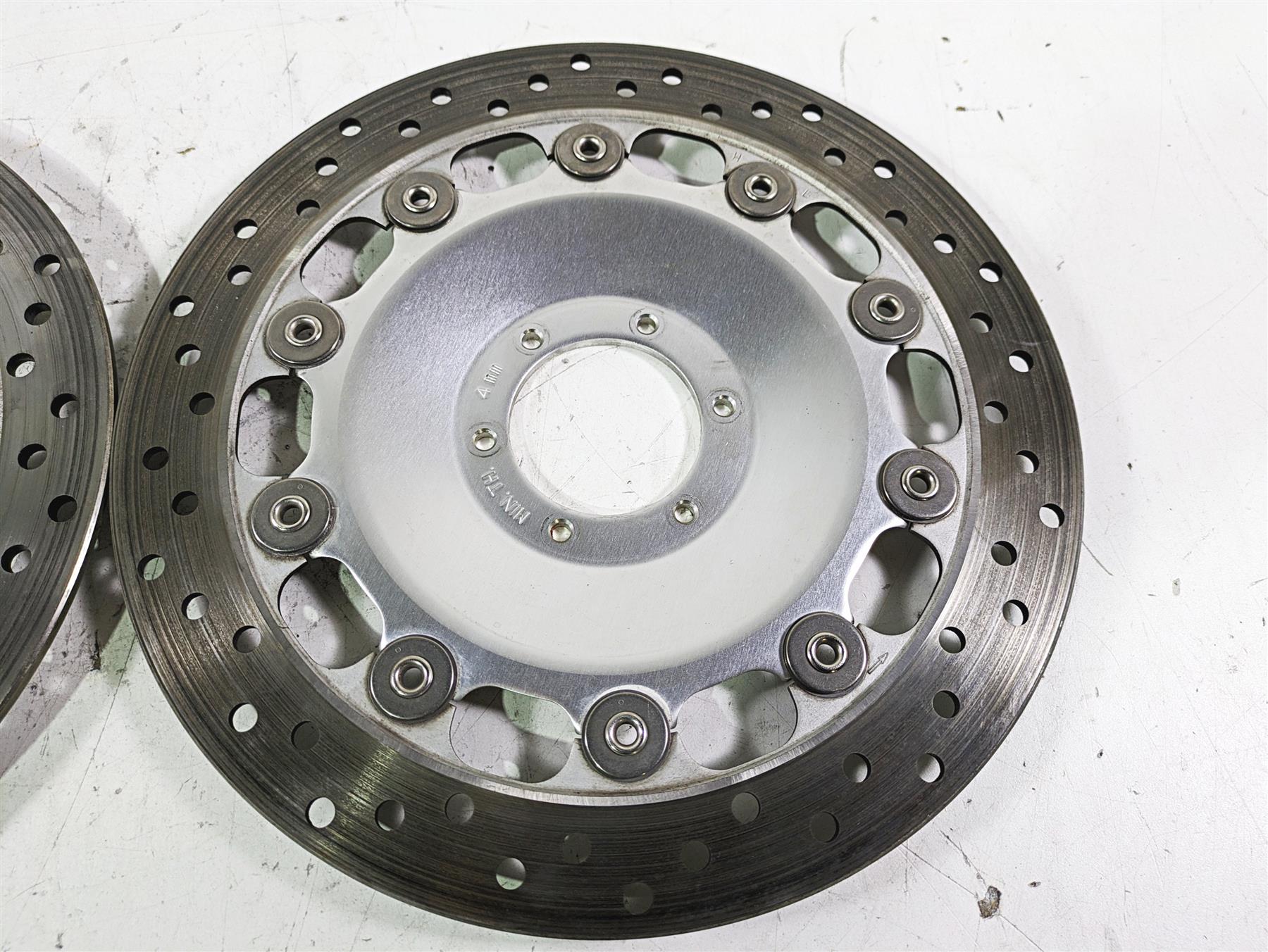 1998 Honda GL1500 Valkyrie Tour Front Brake Rotor Disc Set 45220-MZ0-003 {{ shop.shopifyCountryName }} - Mototech271