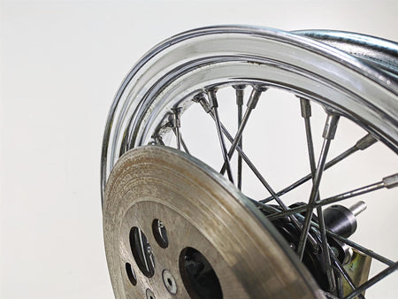1986 Harley Sportster XLH 883 Straight 16x3 Spoke Rear Wheel Rim 40975-86 {{ shop.shopifyCountryName }} - Mototech271