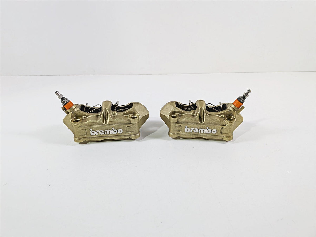 2017 BMW S1000RR K46 Golden Brembo Front Brake Caliper Set 100mm 34117714784 {{ shop.shopifyCountryName }} - Mototech271