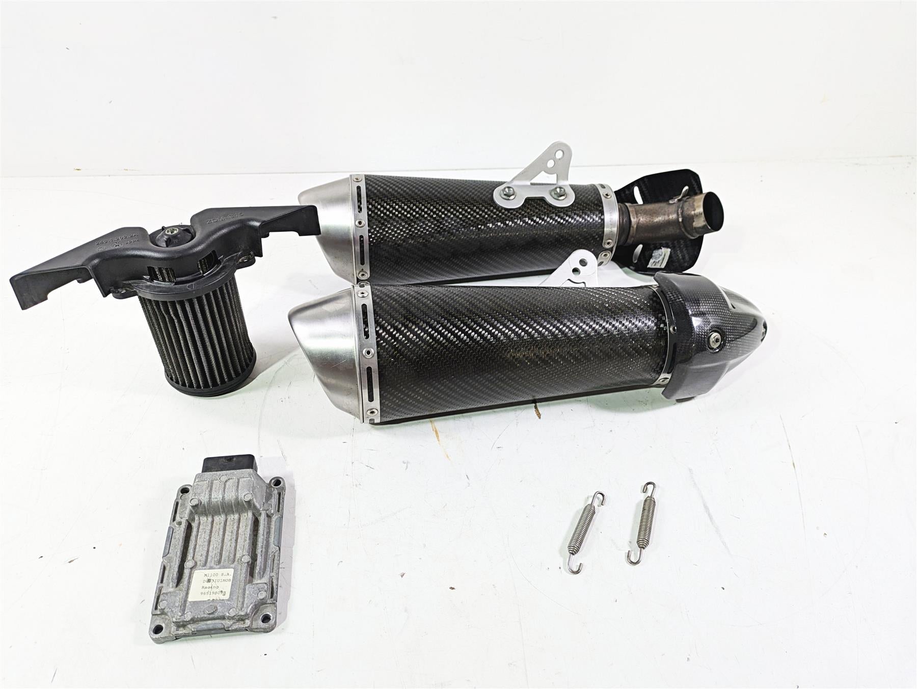 2009 Ducati Monster 1100 S Termignoni Slip On Exhaust & Race Cdi Ecm 96457910B {{ shop.shopifyCountryName }} - Mototech271