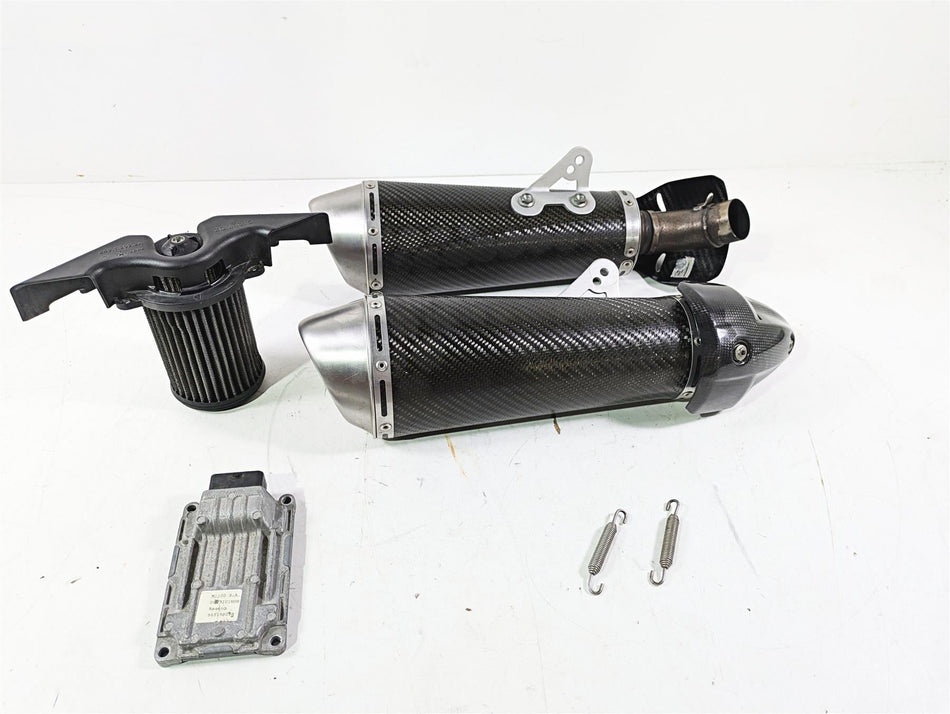 2009 Ducati Monster 1100 S Termignoni Slip On Exhaust & Race Cdi Ecm 96457910B {{ shop.shopifyCountryName }} - Mototech271