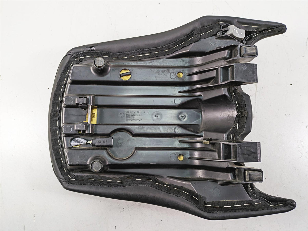 2007 BMW R1200RT K26 Heated Black Rear Passenger Seat Saddle 52537683652 {{ shop.shopifyCountryName }} - Mototech271