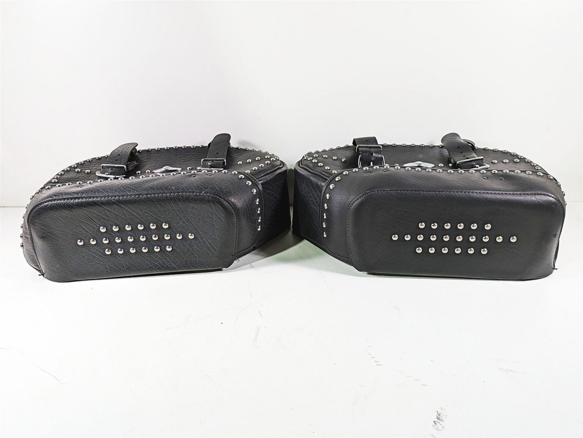 2008 Harley FLSTC Softail Heritage Saddlebag Saddle Bag Set 90477-06 90476-06 {{ shop.shopifyCountryName }} - Mototech271
