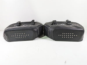 2008 Harley FLSTC Softail Heritage Saddlebag Saddle Bag Set 90477-06 90476-06