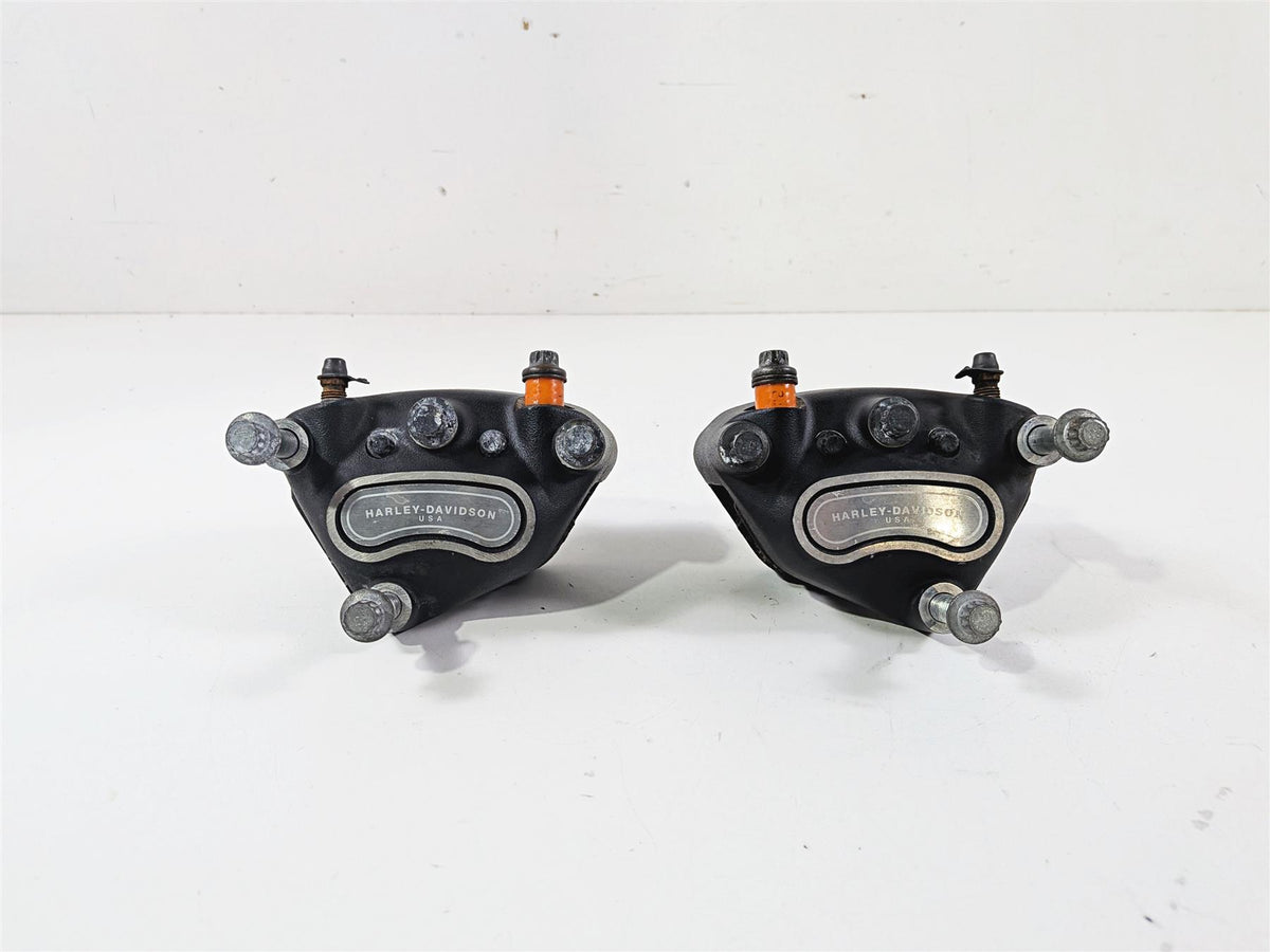 2000 Harley Touring FLHRCI Road King Front Brake Caliper Set 44023-00C 44046-00D {{ shop.shopifyCountryName }} - Mototech271