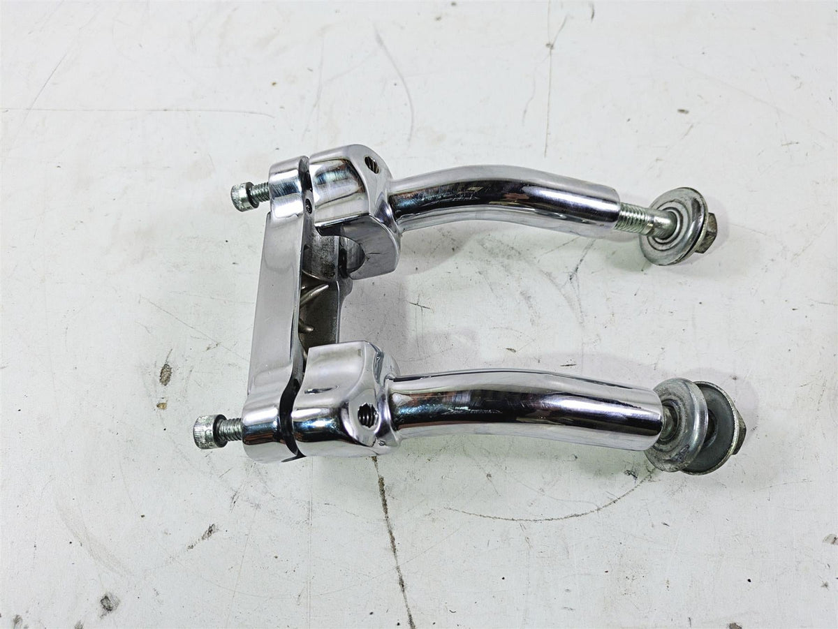 2004 Harley Softail FLSTF Fat Boy Handlebar Riser Holder Set 56567-86B {{ shop.shopifyCountryName }} - Mototech271