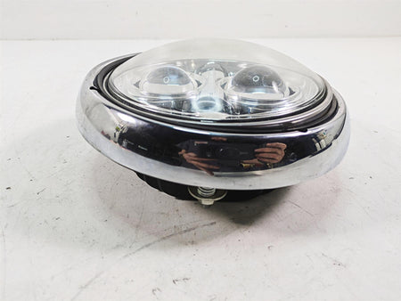 2014 Harley Touring FLHTK Electra Glide Led Headlight Head Light Lamp 67700060 {{ shop.shopifyCountryName }} - Mototech271