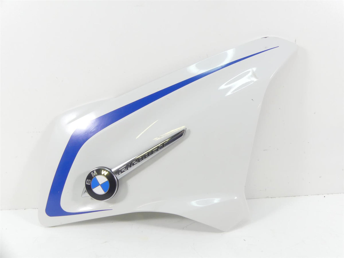 2017 BMW R1200RT K52 Right Side Cover Fairing & Emblem Alpinweiss 46638567816 {{ shop.shopifyCountryName }} - Mototech271
