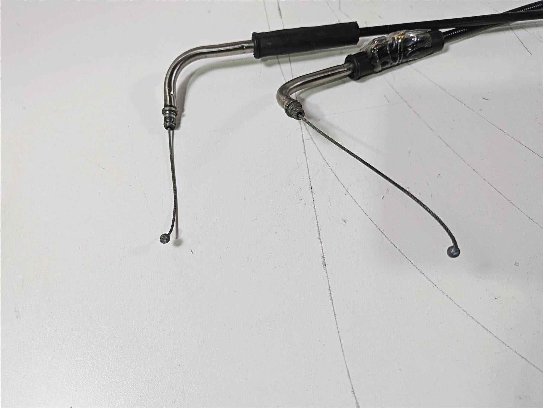 2015 Harley FXDL Dyna Low Rider Tall Bars Throttle Cable & Brake Line {{ shop.shopifyCountryName }} - Mototech271