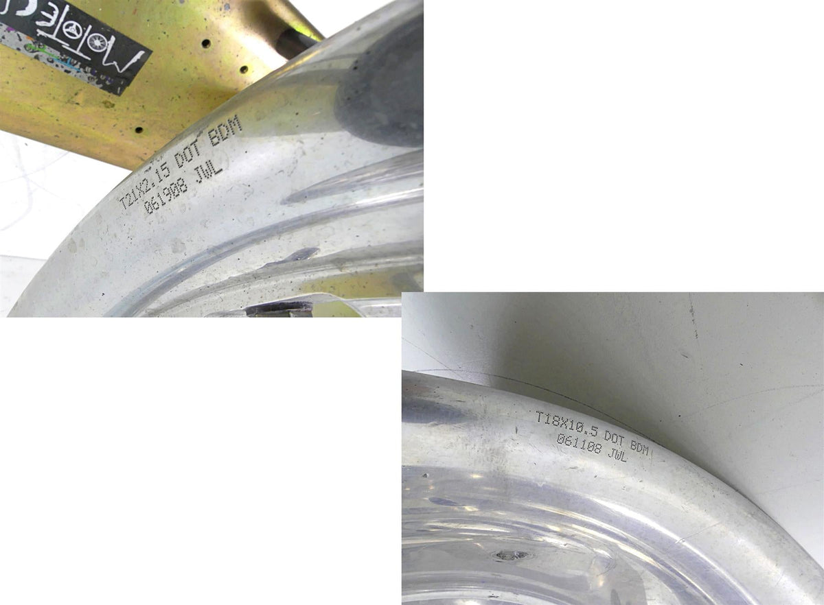 2009 Big Dog K9 Diamond Front Rear Wheel Rim 21x2.15 8x10.5 061908 061108 {{ shop.shopifyCountryName }} - Mototech271