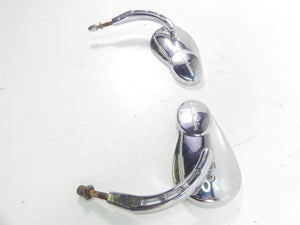 2008 Harley FXCWC Softail Rocker C Split Chrome Rear View Mirrors 91845-03B