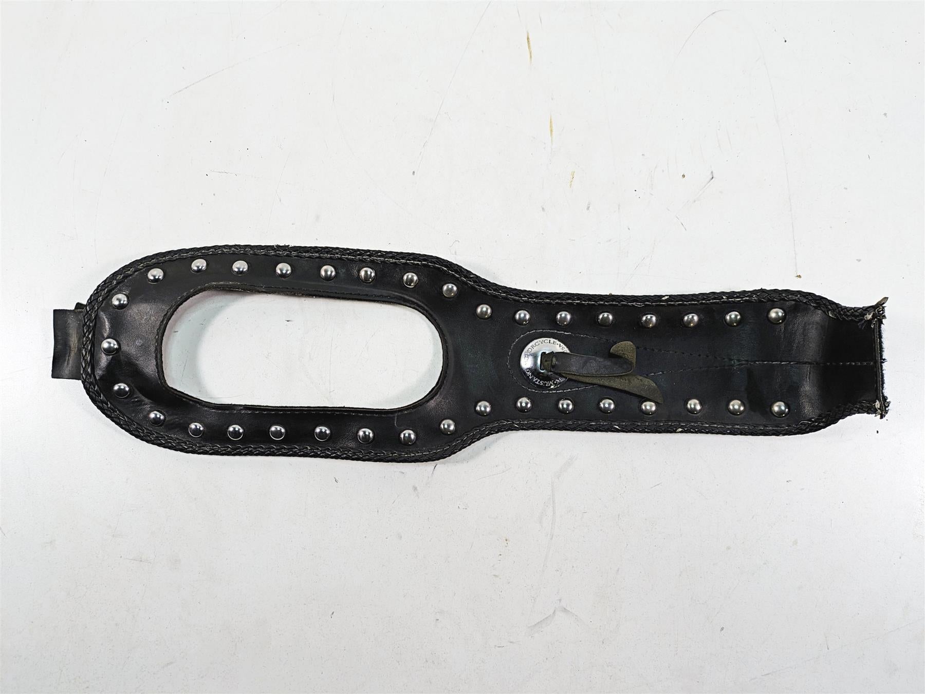 2000 Harley Dyna FXDL Low Rider Studded Leather Tank Cover Pad {{ shop.shopifyCountryName }} - Mototech271
