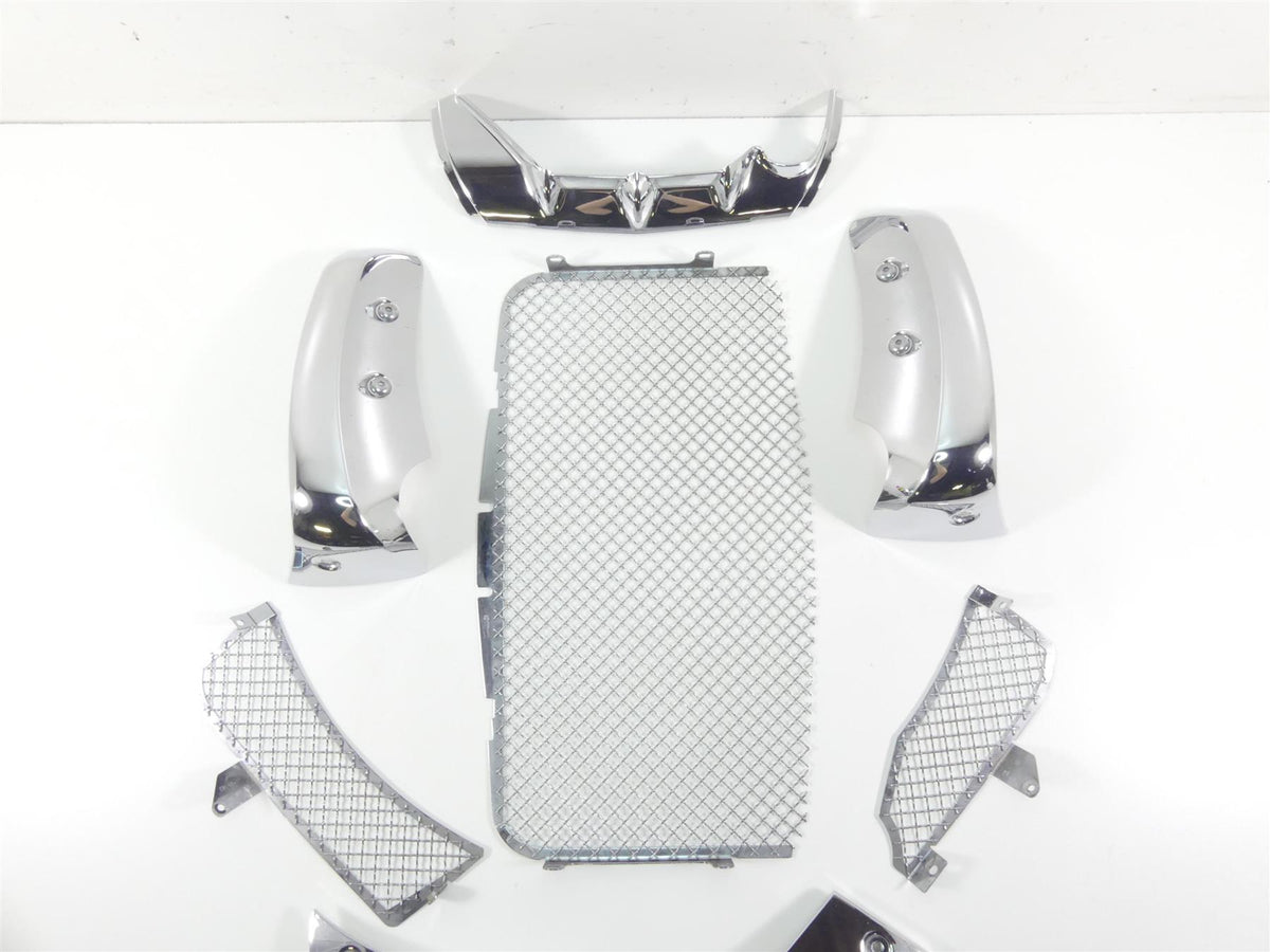 2013 Triumph Rocket 3 Touring Radiator Chrome Fairing Covers T2108413 T2108414 {{ shop.shopifyCountryName }} - Mototech271