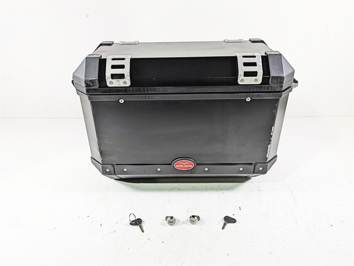 2016 Moto Guzzi Stelvio 1200 8V NTX Left Saddlebag Saddle Bag Case + Keys 886930 {{ shop.shopifyCountryName }} - Mototech271