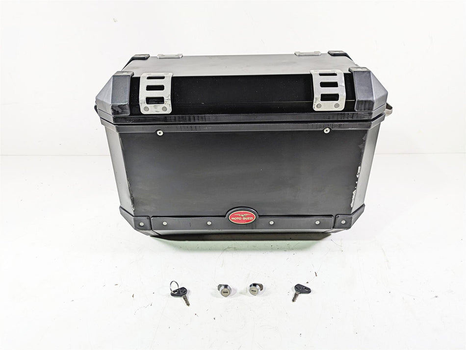 2016 Moto Guzzi Stelvio 1200 8V NTX Left Saddlebag Saddle Bag Case + Keys 886930 {{ shop.shopifyCountryName }} - Mototech271