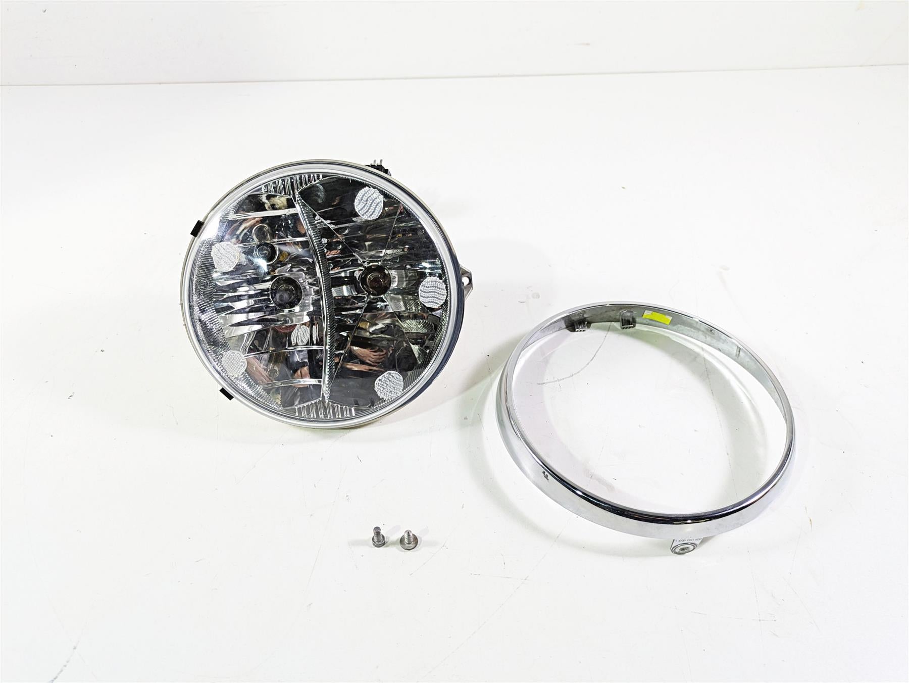 2012 BMW R1200R K27 Headlight Head Light Lamp Lens + Trim Ring -Read 63128530117 | Mototech271